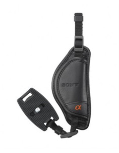 STP-GB1 AM Hand Strap in pelle Nera per Sony Alpha